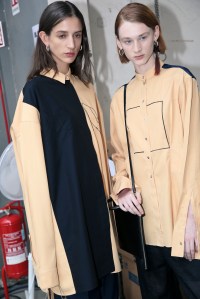 Backstage at Jil Sander RTW Spring 2019