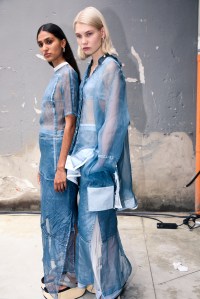 Backstage at Jil Sander RTW Spring 2019