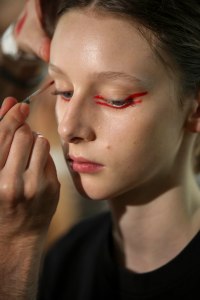 Backstage at Johji Yamamoto RTW Spring 2019