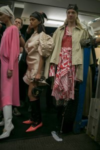 Backstage at JW Anderson RTW Spring 2019