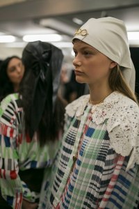 Backstage at JW Anderson RTW Spring 2019