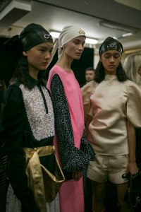 Backstage at JW Anderson RTW Spring 2019