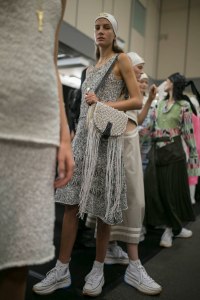 Backstage at JW Anderson RTW Spring 2019