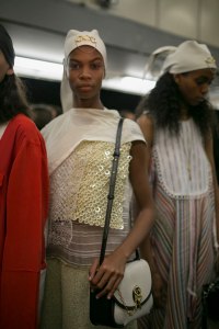 Backstage at JW Anderson RTW Spring 2019