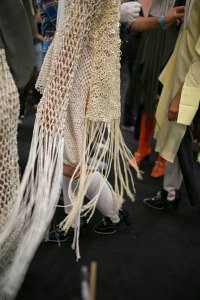 Backstage at JW Anderson RTW Spring 2019