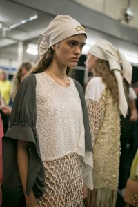 Backstage at JW Anderson RTW Spring 2019