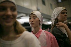 Backstage at JW Anderson RTW Spring 2019