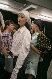Backstage at JW Anderson RTW Spring 2019