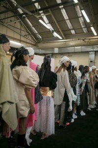 Backstage at JW Anderson RTW Spring 2019