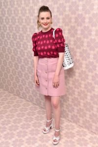 Gillian Jacobs in the front rowKate Spade New York show, Front Row, Spring Summer 2019, New York Fashion Week, USA - 07 Sep 2018
