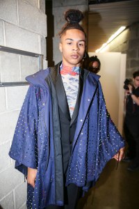 Backstage at Koché RTW Spring 2019
