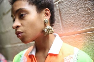 Backstage at Koché RTW Spring 2019
