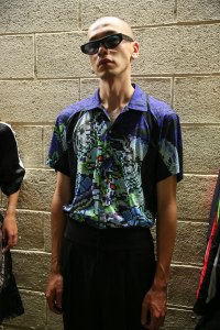 Backstage at Koché RTW Spring 2019