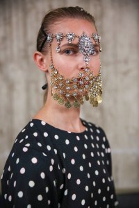 Backstage at Koché RTW Spring 2019