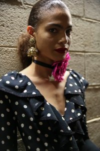 Backstage at Koché RTW Spring 2019