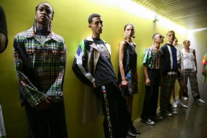 Backstage at Koché RTW Spring 2019