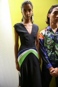 Backstage at Koché RTW Spring 2019