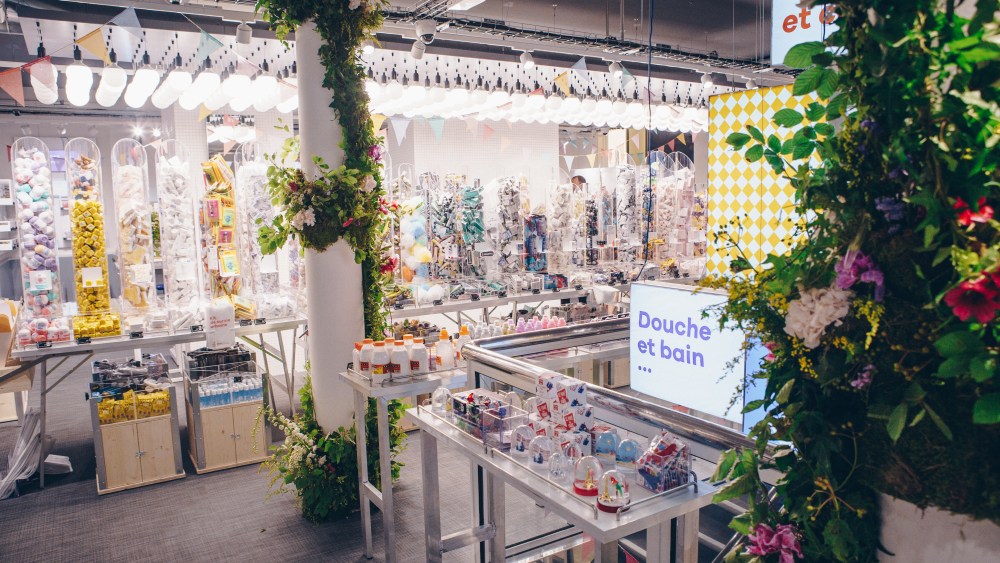 Inside Le Drugstore Parisien