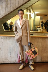 Backstage at Loewe RTW Spring 2019