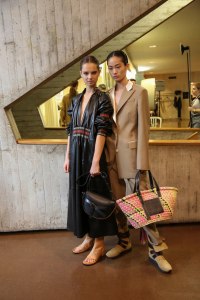 Backstage at Loewe RTW Spring 2019