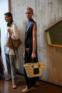 Backstage at Loewe RTW Spring 2019