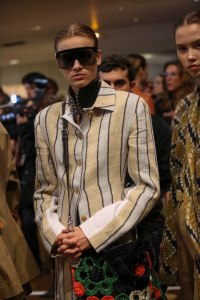 Backstage at Loewe RTW Spring 2019