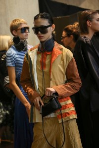 Backstage at Loewe RTW Spring 2019