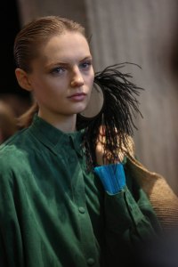 Backstage at Loewe RTW Spring 2019