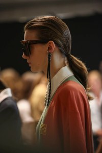 Backstage at Loewe RTW Spring 2019