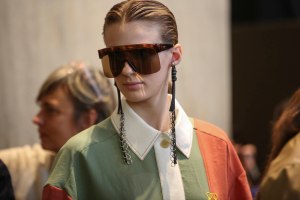 Backstage at Loewe RTW Spring 2019