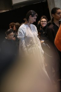 Backstage at Loewe RTW Spring 2019