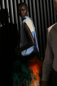 Backstage at Loewe RTW Spring 2019