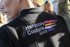 Backstage at Marine Serre RTW Spring 2019
