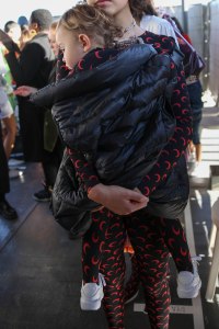 Backstage at Marine Serre RTW Spring 2019