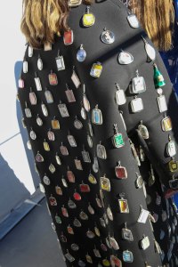 Backstage at Marine Serre RTW Spring 2019