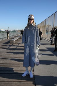Backstage at Marine Serre RTW Spring 2019