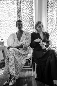 Backstage at Mara Hoffman RTW Spring 2019