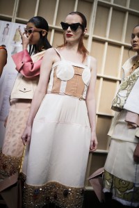 Backstage at Marni RTW Spring 2019