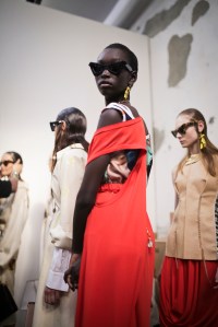 Backstage at Marni RTW Spring 2019