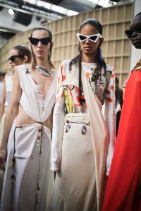 Backstage at Marni RTW Spring 2019