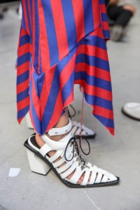 Backstage at Marques' Almeida RTW Spring 2019
