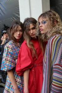 Backstage at Marques' Almeida RTW Spring 2019