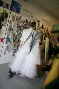 Backstage at Mary Katrantzou RTW Spring 2019