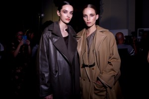 Backstage at Max Mara RTW Spring 2019