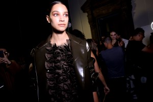 Backstage at Max Mara RTW Spring 2019