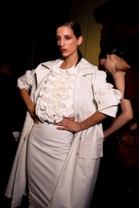 Backstage at Max Mara RTW Spring 2019