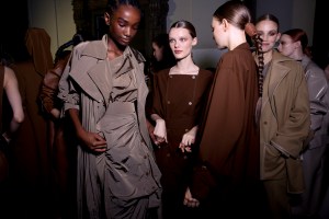 Backstage at Max Mara RTW Spring 2019