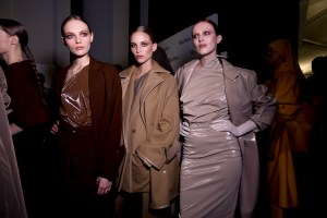 Backstage at Max Mara RTW Spring 2019