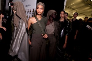 Backstage at Max Mara RTW Spring 2019