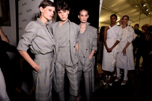 Backstage at Max Mara RTW Spring 2019